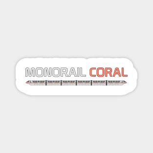 Monorail Coral Magnet