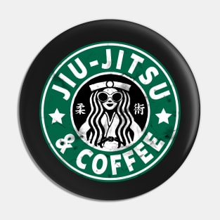 JIU JITSU AND COFFEE - FUNNY BRAZILIAN JIU JITSU Pin