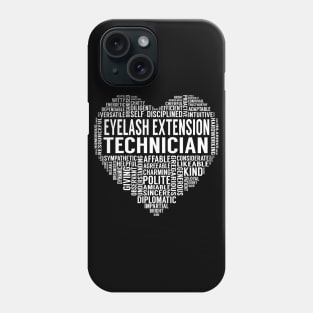 Eyelash Extension Technician Heart Phone Case