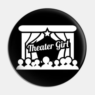 Theater Girl | Stage Drama Pin