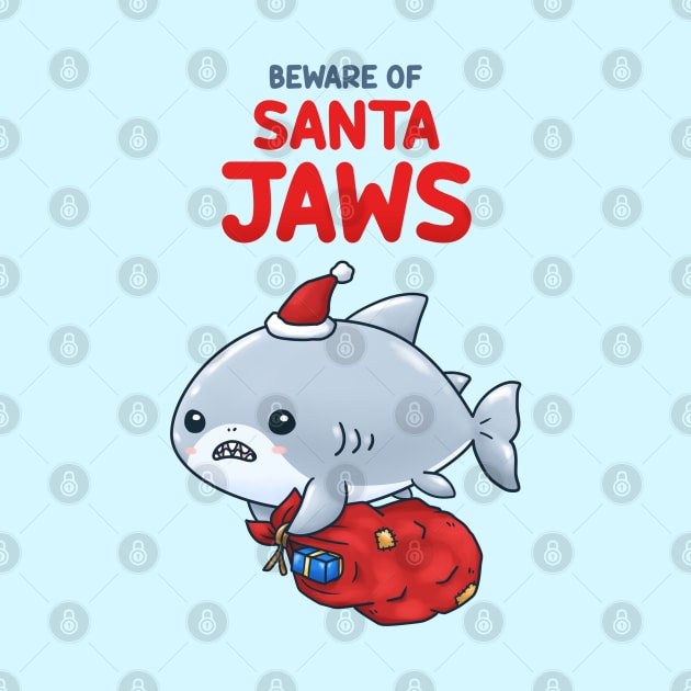 Beware of Santa Shark by Takeda_Art