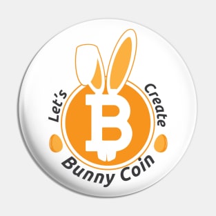 Bitcoin Bunny Coin Funny Easter Egg Cryptocurrency Pin