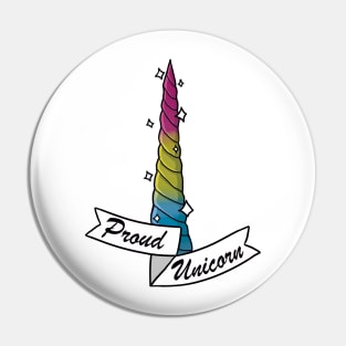 Proud Unicorn - Pansexual Pin