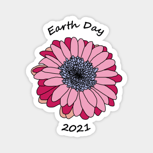 Gerbera Daisy for Earth Day 2021 Magnet