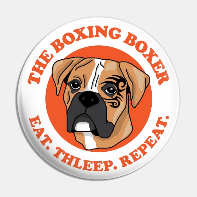 The Boxing Boxer Pin by inotyler