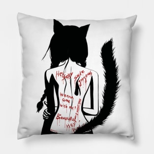 Cat calling Pillow