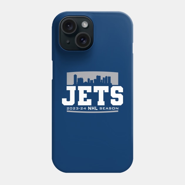 Jets Hockey 2023-24 Phone Case by Nagorniak