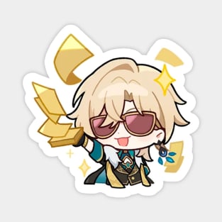 Honkai Star Rail Chibi Aventurine 3 Magnet