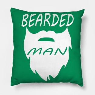 Bearded man Pillow