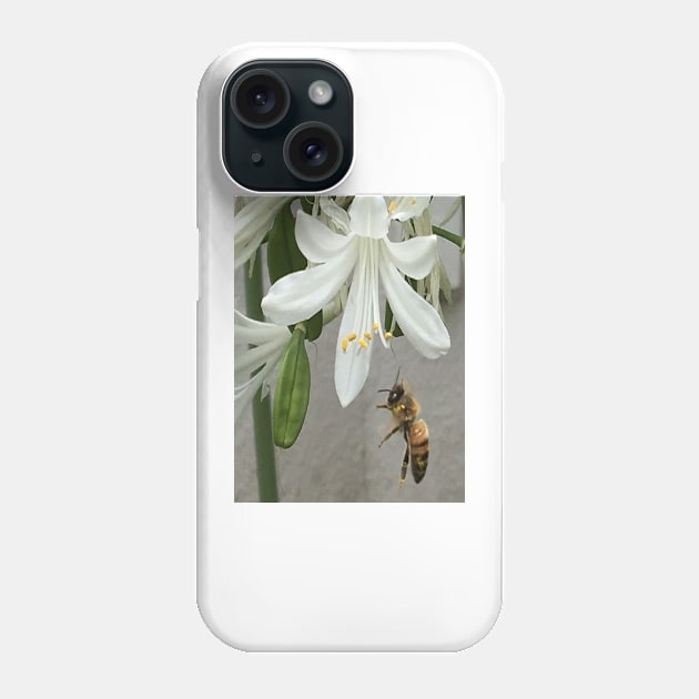 Bee and flower Phone Case by AlexB22