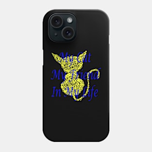 Scribble Yellow Cat Phone Case