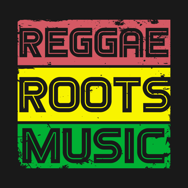 Reggae Roots Music Rasta Flag - Reggae - T-Shirt | TeePublic
