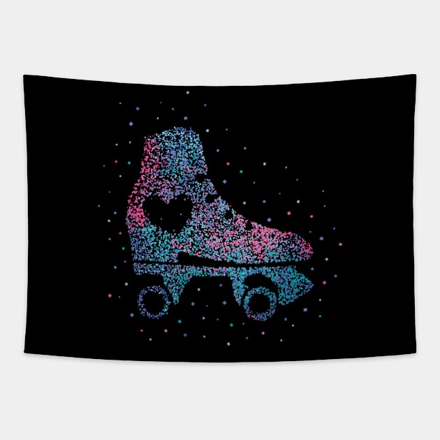 Roller Skating Skater Roller Skating Tapestry by Kater Karl