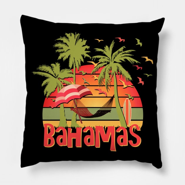 Bahamas Pillow by Nerd_art