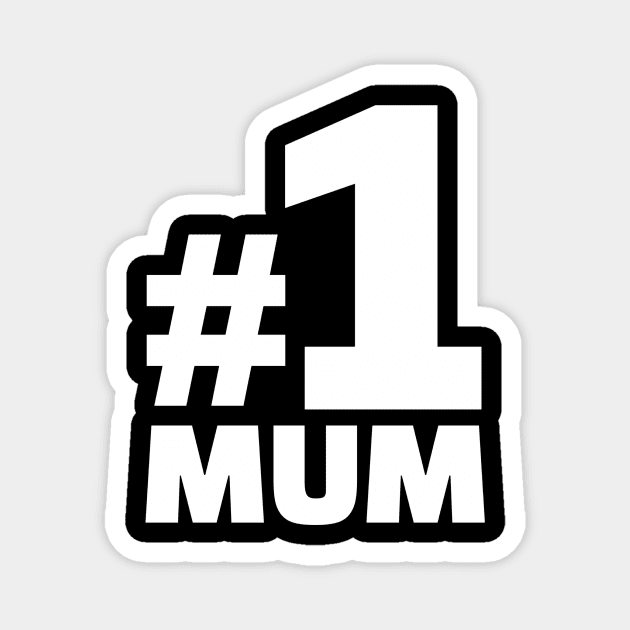No. 1 Mum Magnet by Designzz
