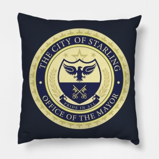 CITY OF STARLING (arrow) Pillow