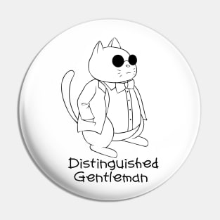 Distinguished Gentleman Pin