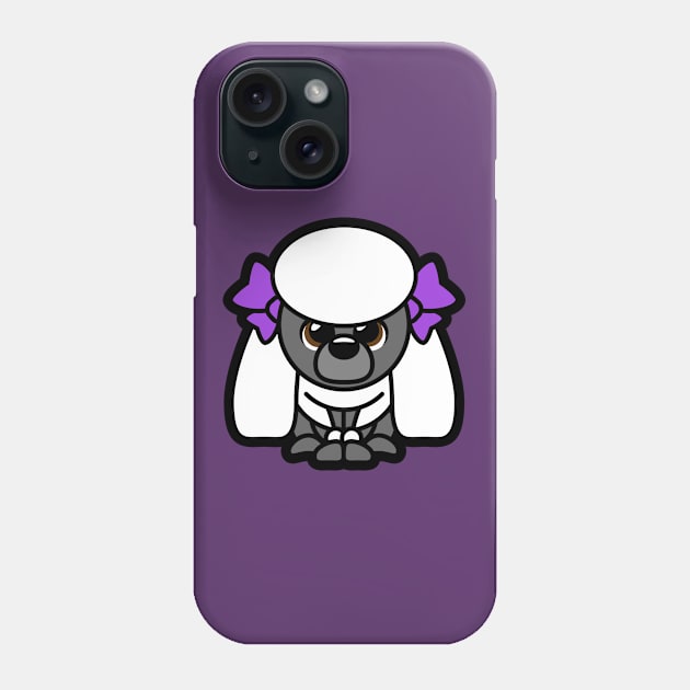 Poodle Tooniefied Phone Case by Tooniefied