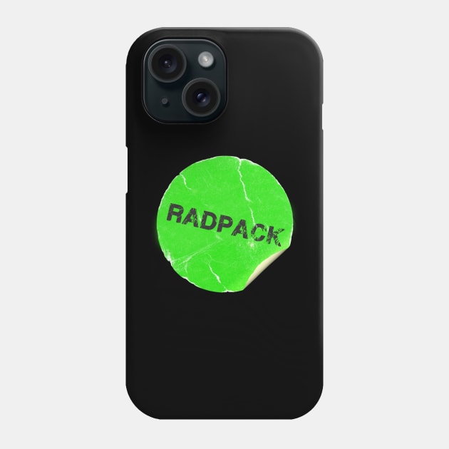 RadPack Sticker Green Phone Case by Born2BeRad