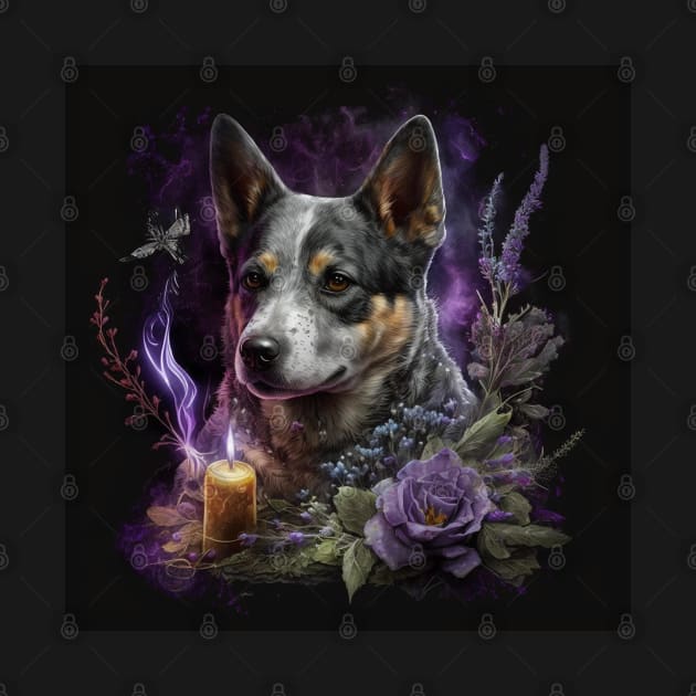 Australian Cattle Dog Gothic Magic by Enchanted Reverie