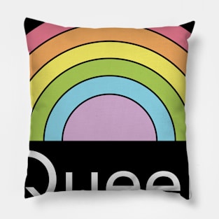 Gay lgbtq trans queer queen pride Parade rainbow gift Pillow