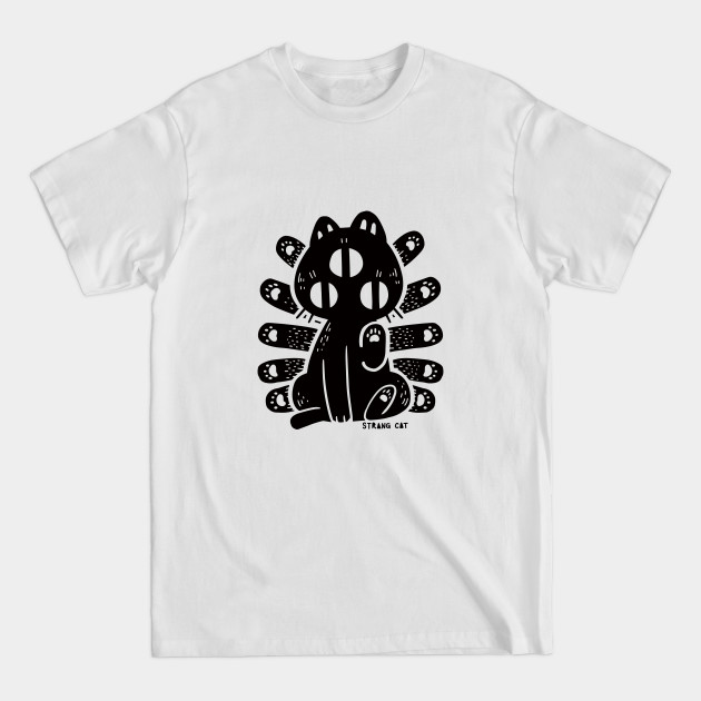 Discover STRANGE CAT - handssssssssssss - Cat - T-Shirt