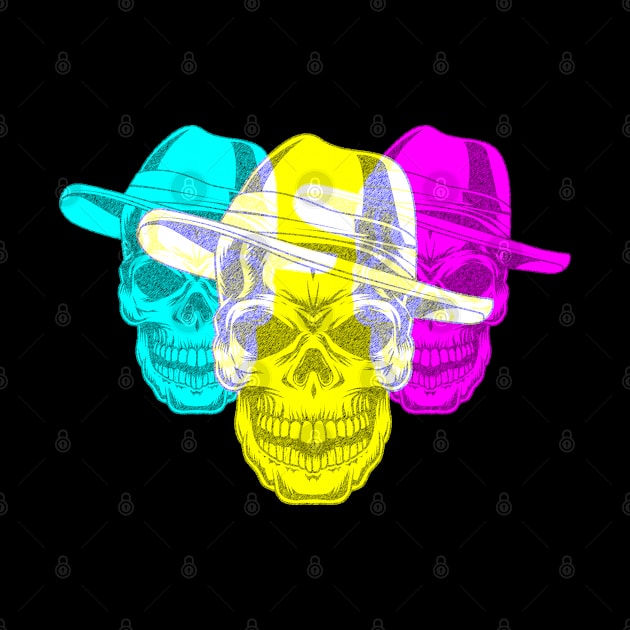 Tri-Portrait Skull - DS16 by SimSang