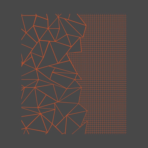 Abstract Outline Grid New Rust by ProjectM