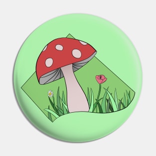 Mushroom Pin