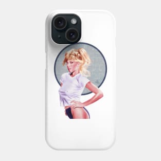 Judy Landers, the blonde guest star of the 80s Phone Case