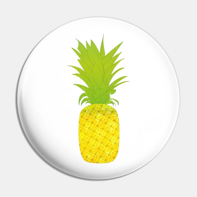 Yellow Pineapple Pin by calliew1217