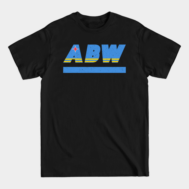 ABW Aruba Caribbean ISO Code 3166 - Aruba - T-Shirt