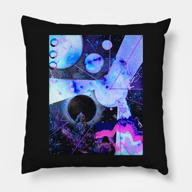 Lave En Glace Pillow by Jacob Wayne Bryner 