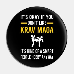 Smart People Hobby Krav Maga Pin