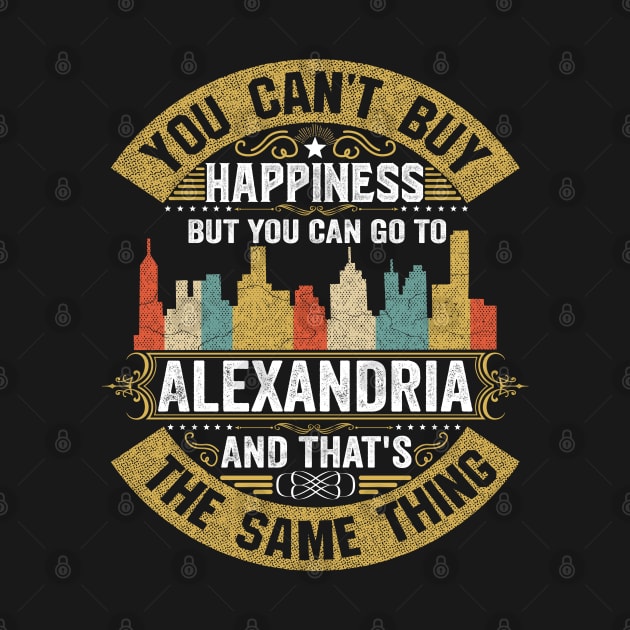 USA City Alexandria City T-Shirt I Love Alexandria Flag Virginia State Home City Alexandria Map Native USA Flag by BestSellerDesign