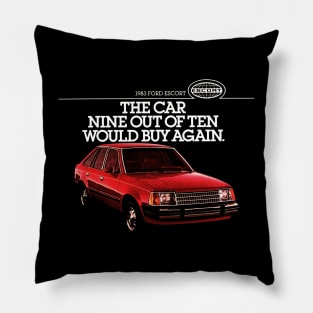 1980 FORD ESCORT - advert Pillow