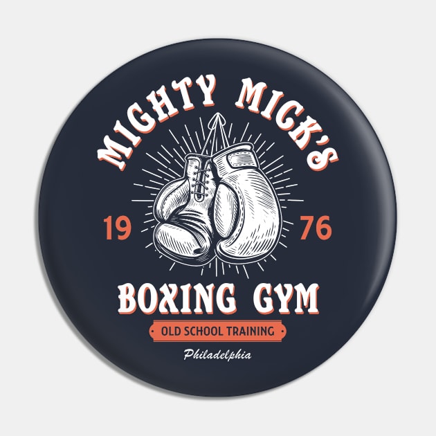 Mighty Micks Boxing Gym Pin by Three Meat Curry