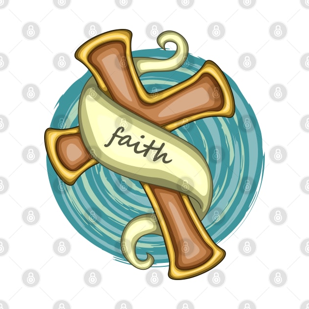 Christian cross faith by klara_art