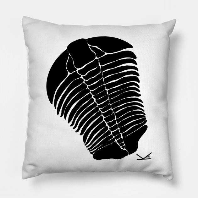 Trilobite Fossil Pillow by FernheartDesign