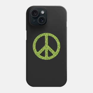 Green Grass World Peace Sign Art Graffiti Activist Phone Case