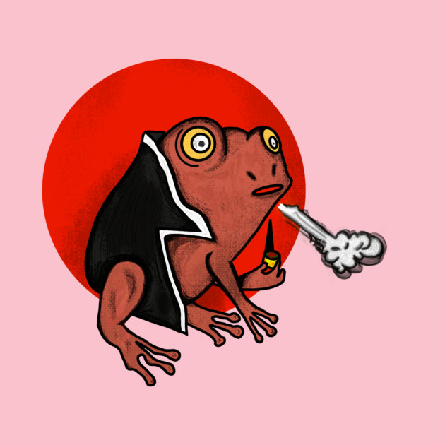 Smoking Toad by FrogSage