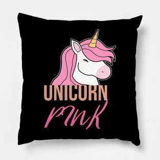 Pink Unicorn Pillow