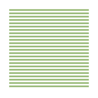 Fern Green Horizontal Stripes Pattern T-Shirt