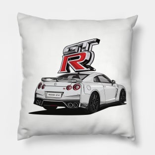 White GT-R Pillow