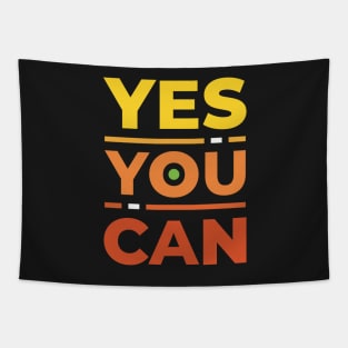 Yes you can, inspiring quote Tapestry