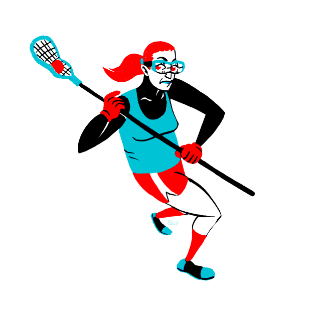 Field Hockey Woman by CoolCharacters