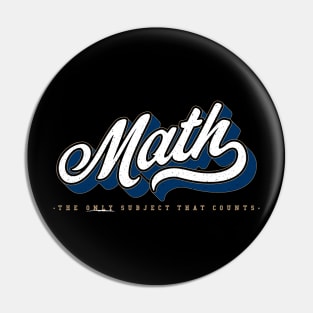 Math Counts Pin