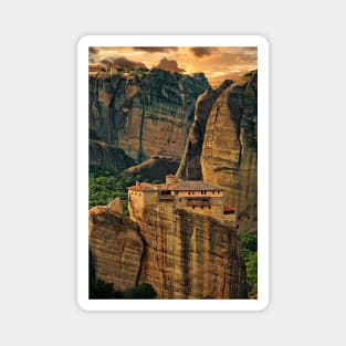 Greece. Meteora. The Holy Monastery of Rousanou/St. Barbara. Magnet