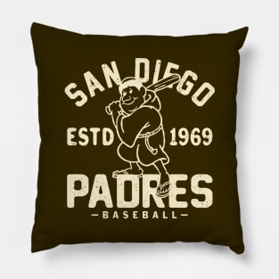 Retro San Diego Padres 2 by Buck Tee Pillow