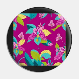 lovely pink orchid flower design Pin